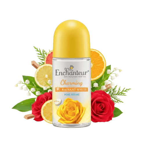 Charming Radiant White Roll On Deodorant