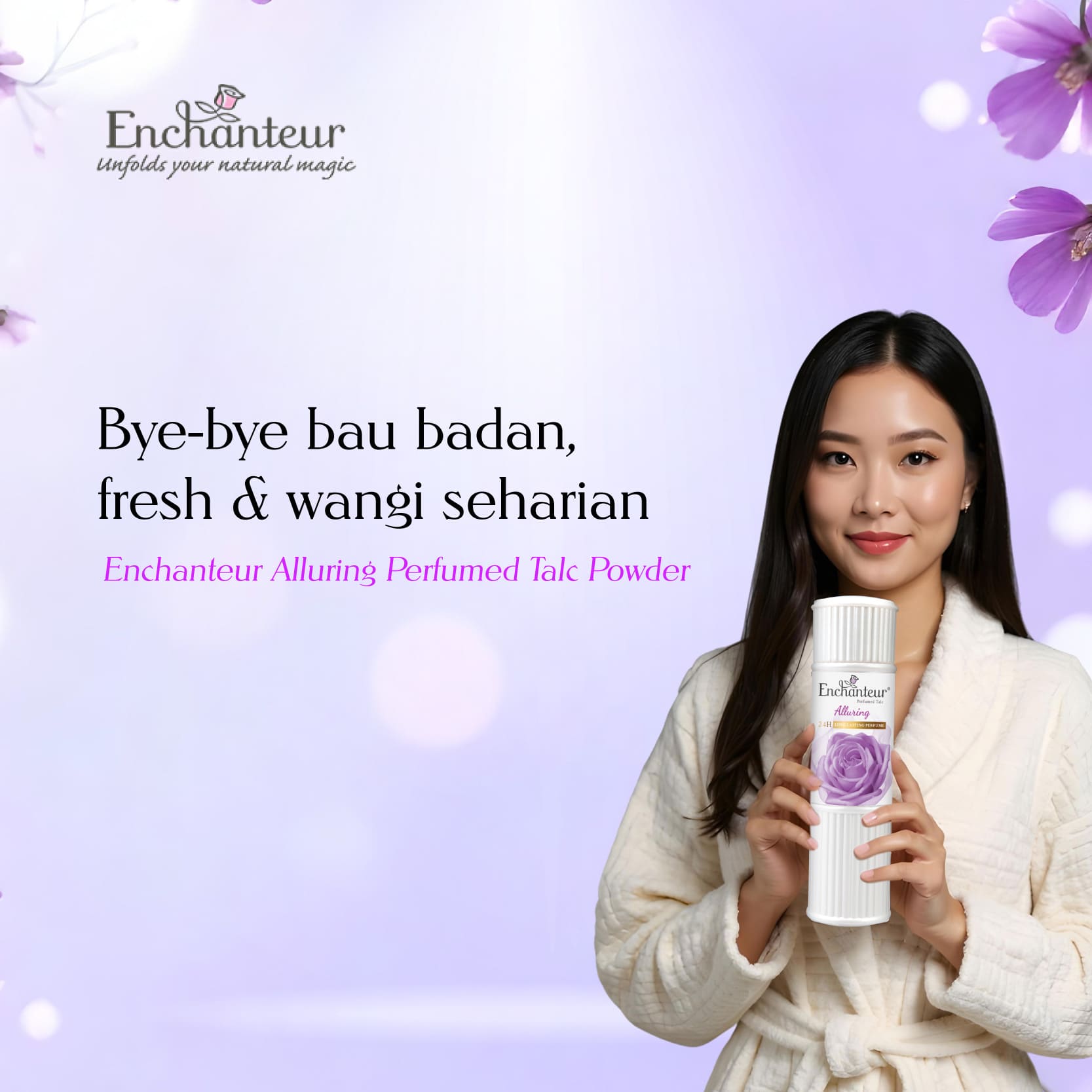 Enchanteur Perfumed Talc Alluring